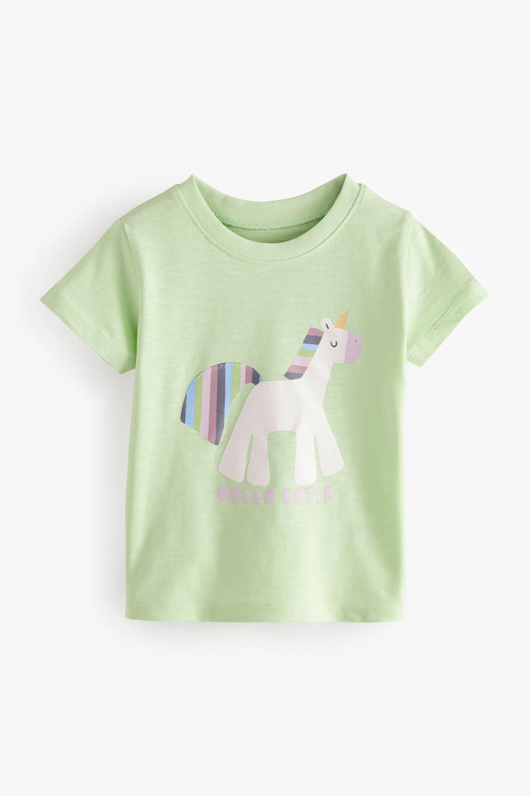 100% Cotton Short Sleeve T-Shirt (3mths-7yrs)    