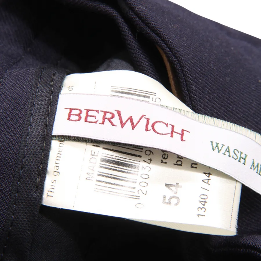 2429AV PANTALONE UOMO BERWICH KOMODO MAN WOOL BLEND PANTS BLUE
