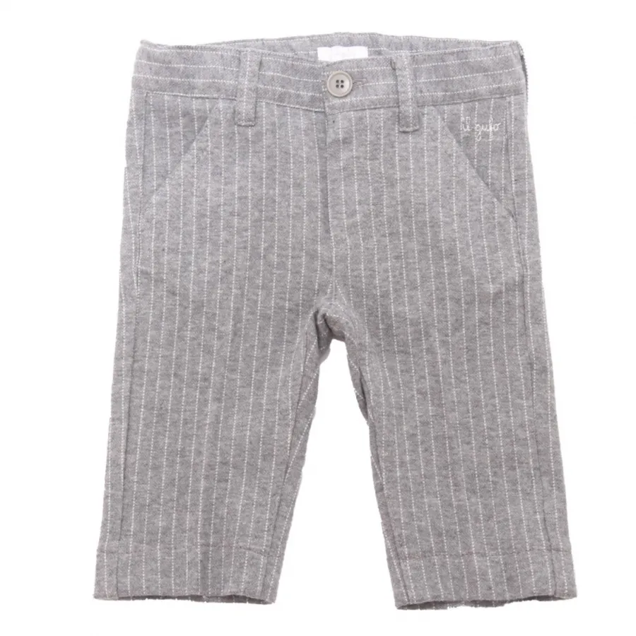3130AL pantalone bimbo boy IL GUFO kids pants grey