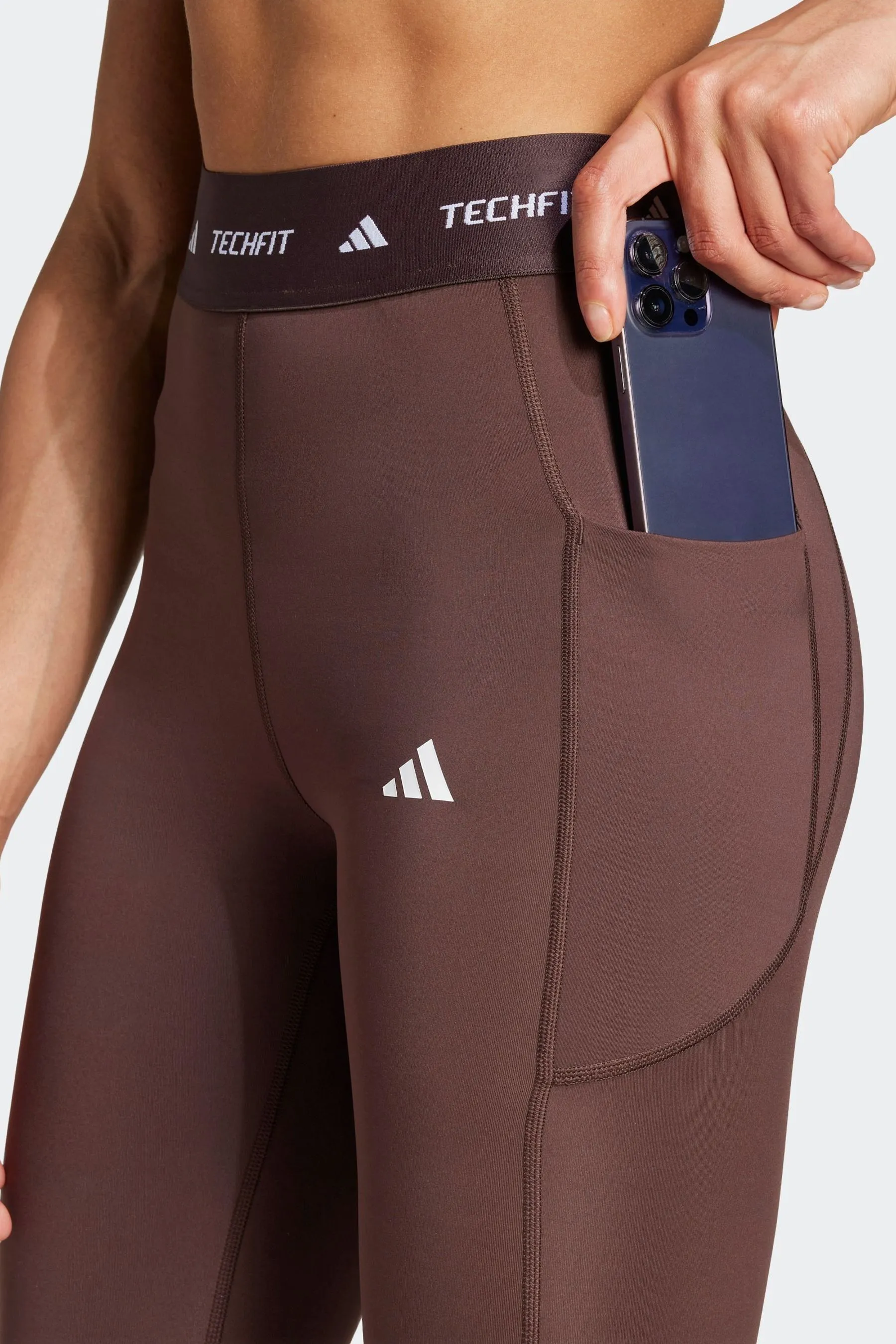 adidas Techfit 3 Stripe 7/8 Leggings    