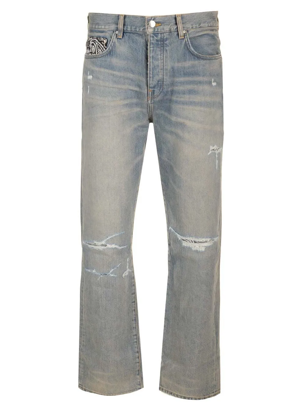   Amiri  BANDANA REPAIR JEAN  