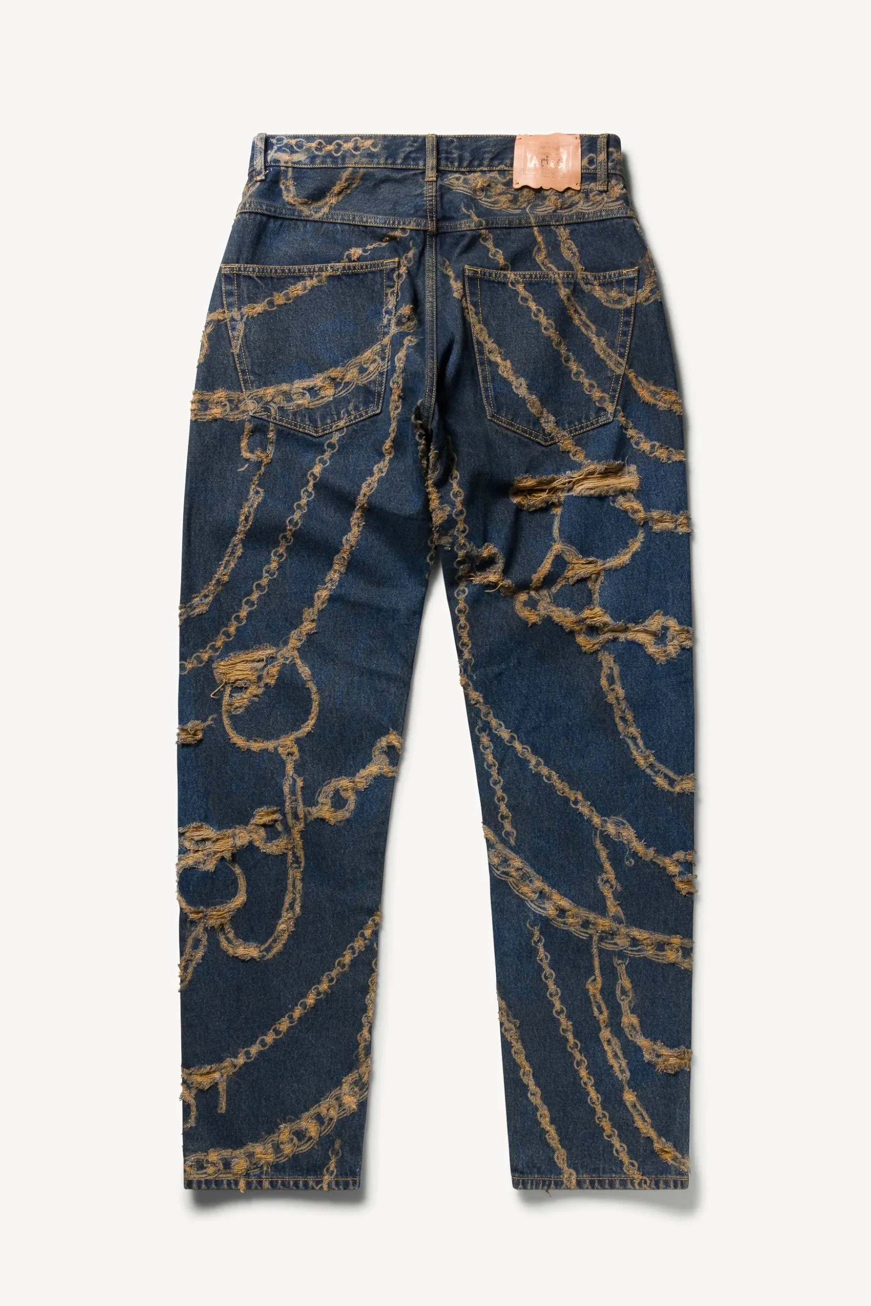 Aries Destroyed Chain Batten Jean