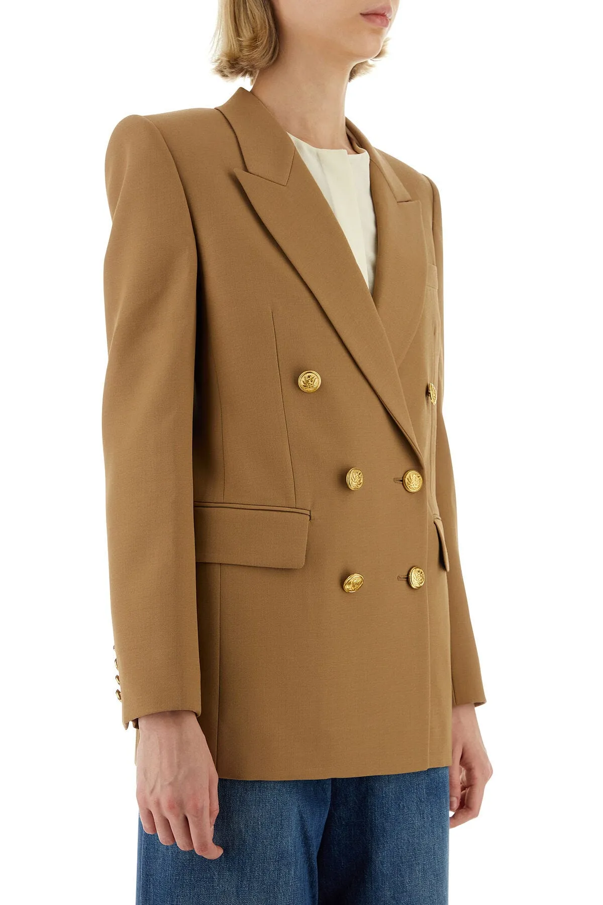 Biscuit grain de poudre blazer    