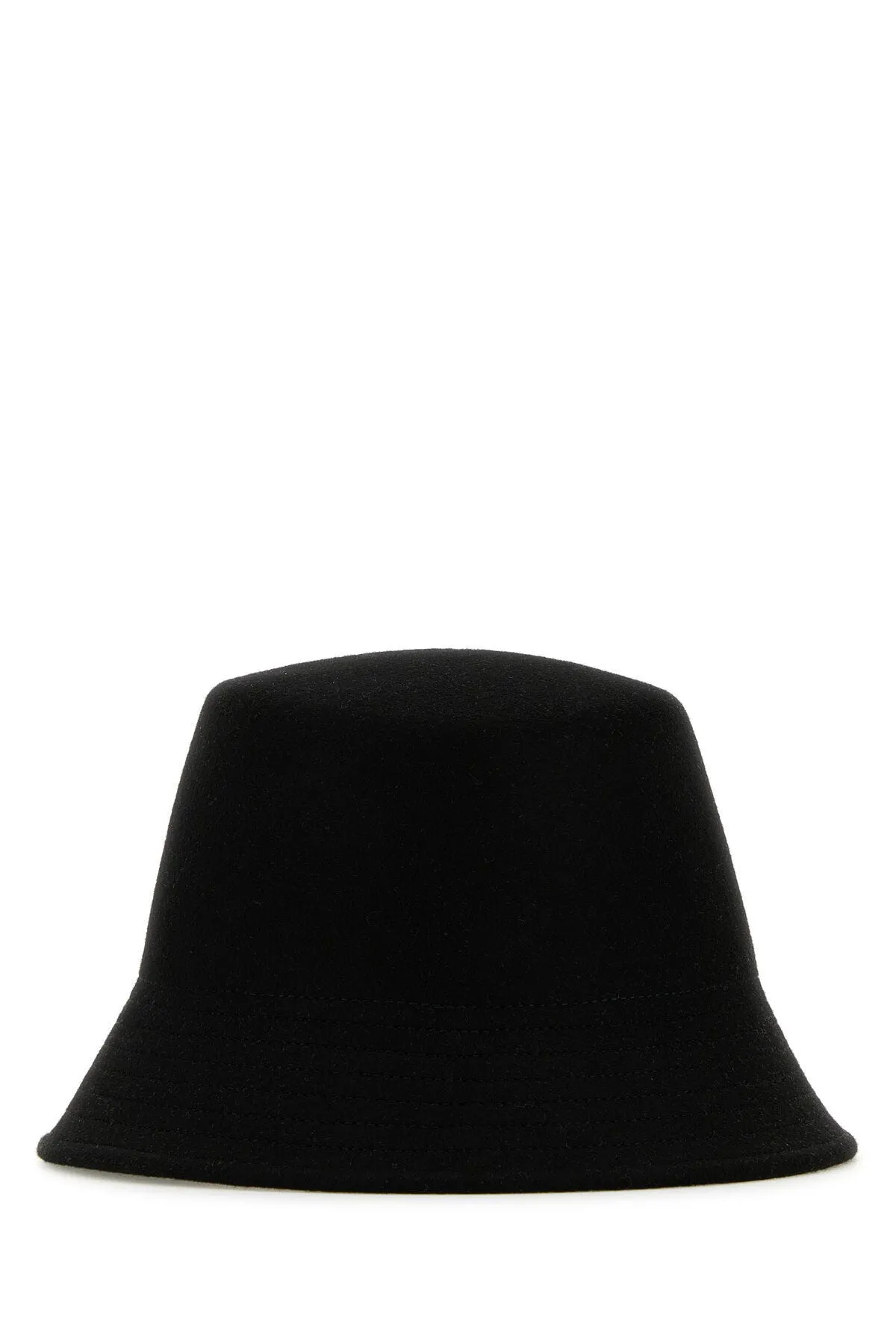 Black felt bucket hat    