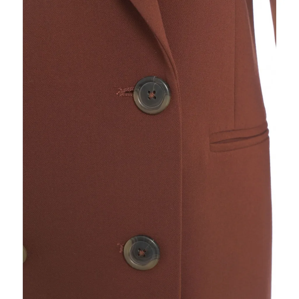 Blazer doppiopetto marrone