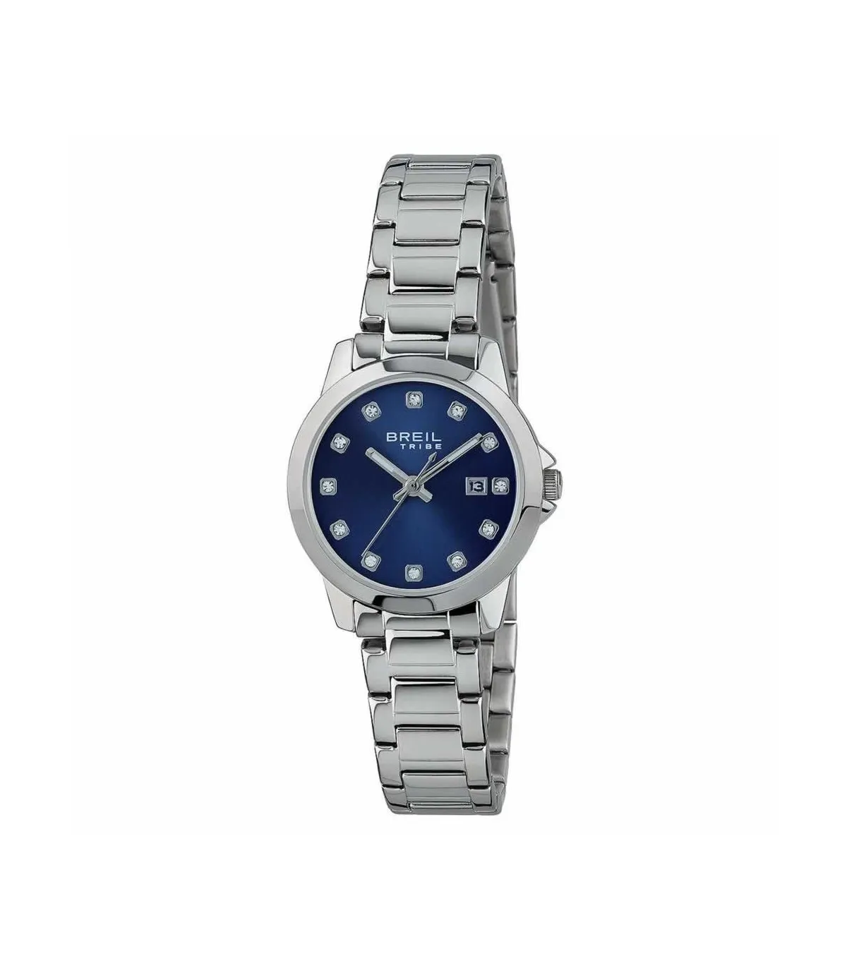 Breil Orologio Donna Tribe Quadrante Blu 28mm Cristalli EW0409
