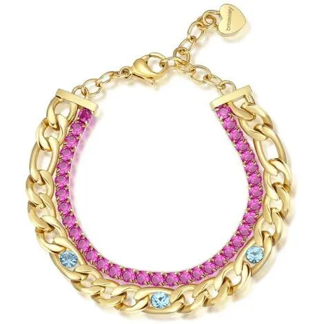 BROSWAY Bracciale Brosway Desideri doppio filo in acciaio