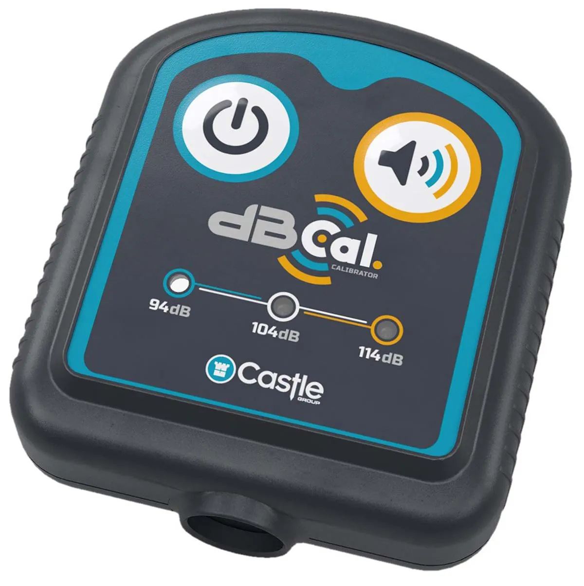 Calibratore per fonometro Castle, uscita 94dB ±0,4 dB, 1kHz, microfono 0.5poll