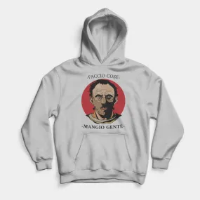 CUC Felpa Cappuccio HANNIBAL LECTER - FACCIO COSE - #chooseurcolor