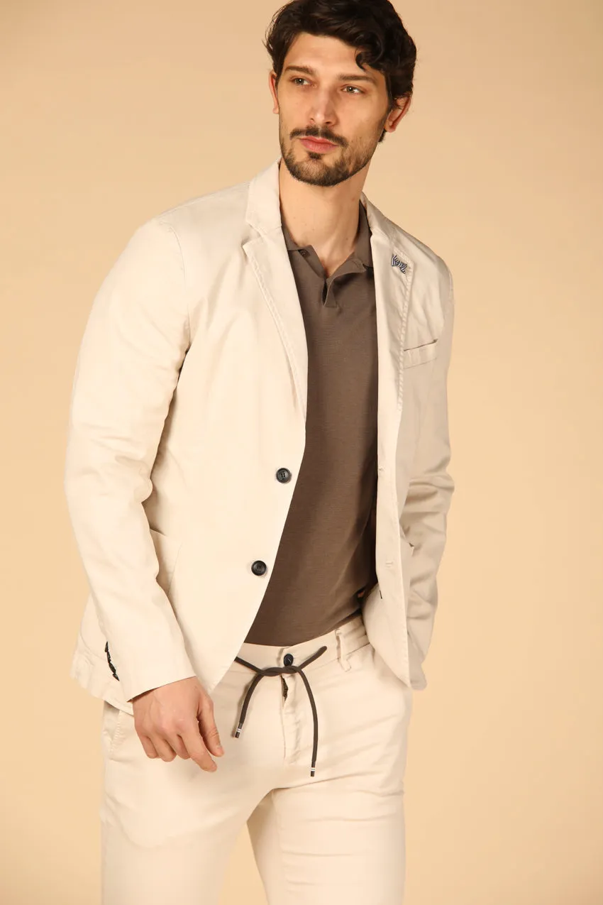 Da Vinci Summer blazer homme en coton et tencel régulier
