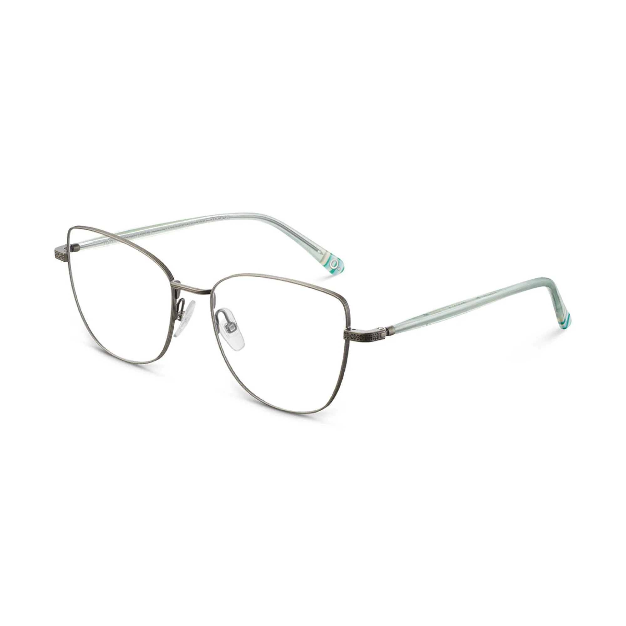   Etnia Barcelona SANTA CRISTINA - SLGR Argento/verde | Occhiale Da Vista Unisex 