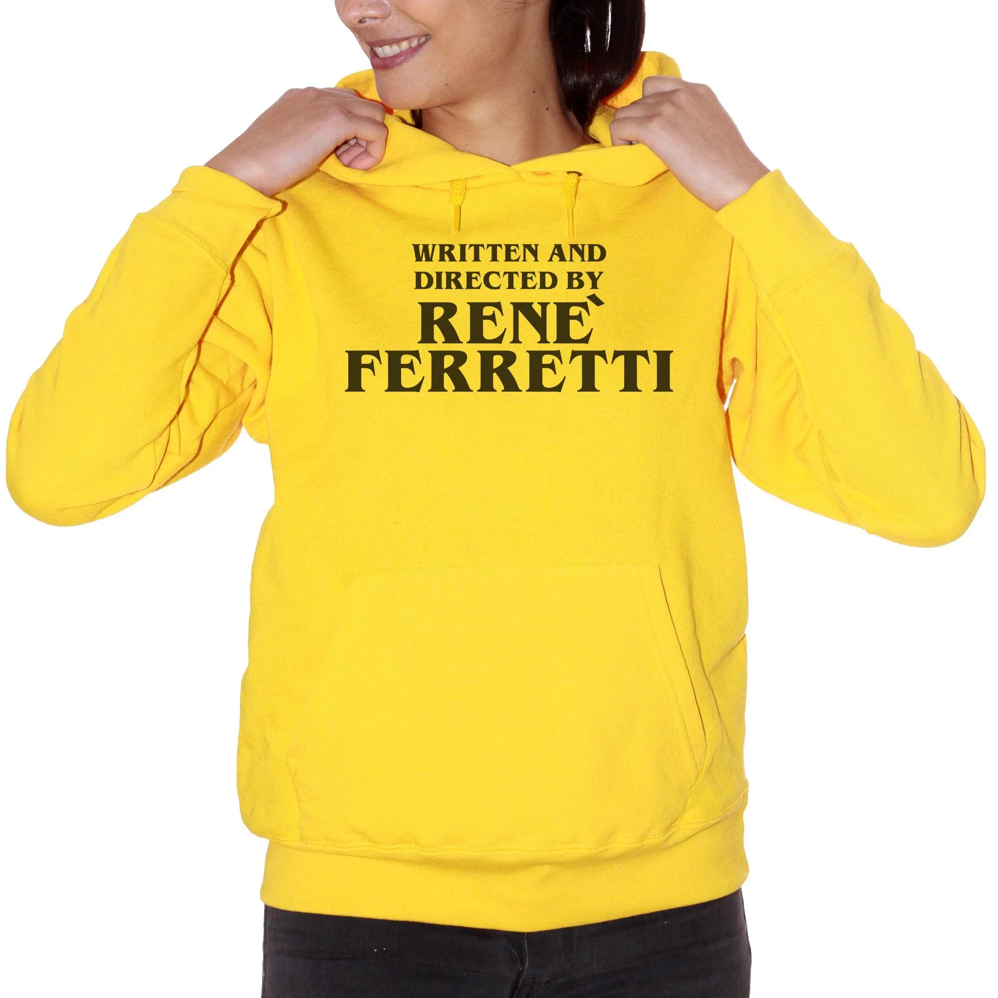 Felpa Cappuccio Boris Scritto E Diretto Da Renè Ferretti Titoli di coda Serie TV - Movie Choose ur color