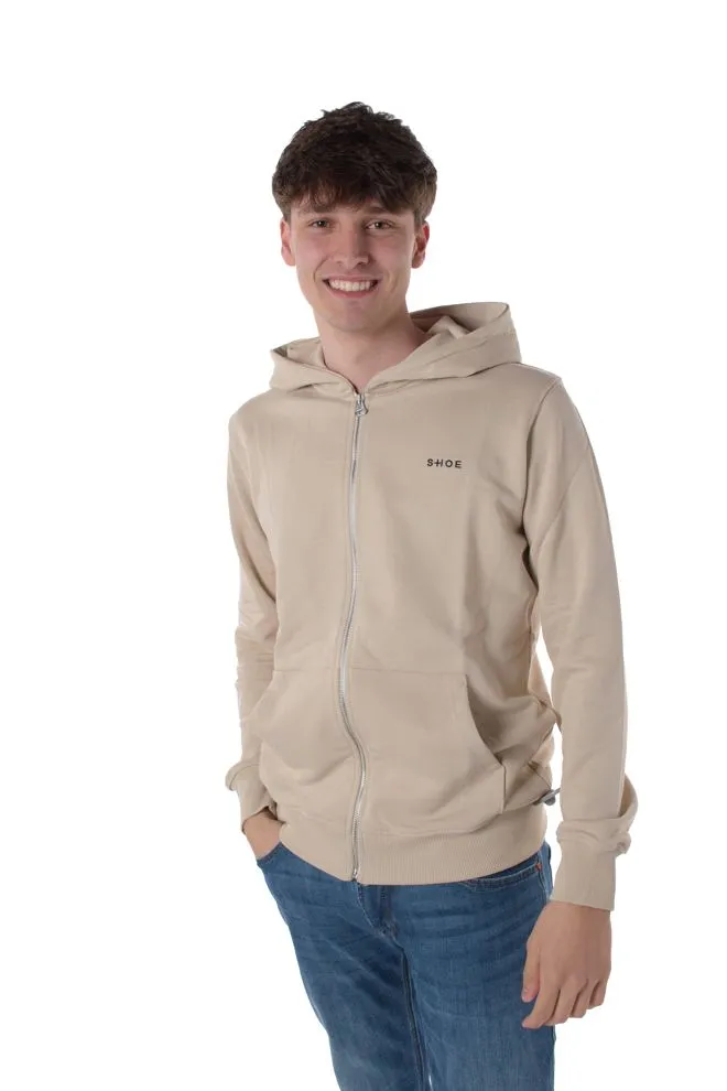 Felpa Cappuccio Con Zip Zane10005 Uomo Blu