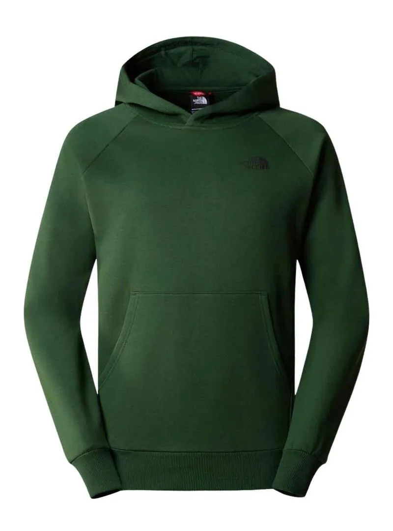 Felpa The North Face Rosso Box Verde Uomo