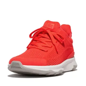 FitFlop VITAMIN FFX KNIT SPORTS SNEAKERS Neon Orange - DROP 9