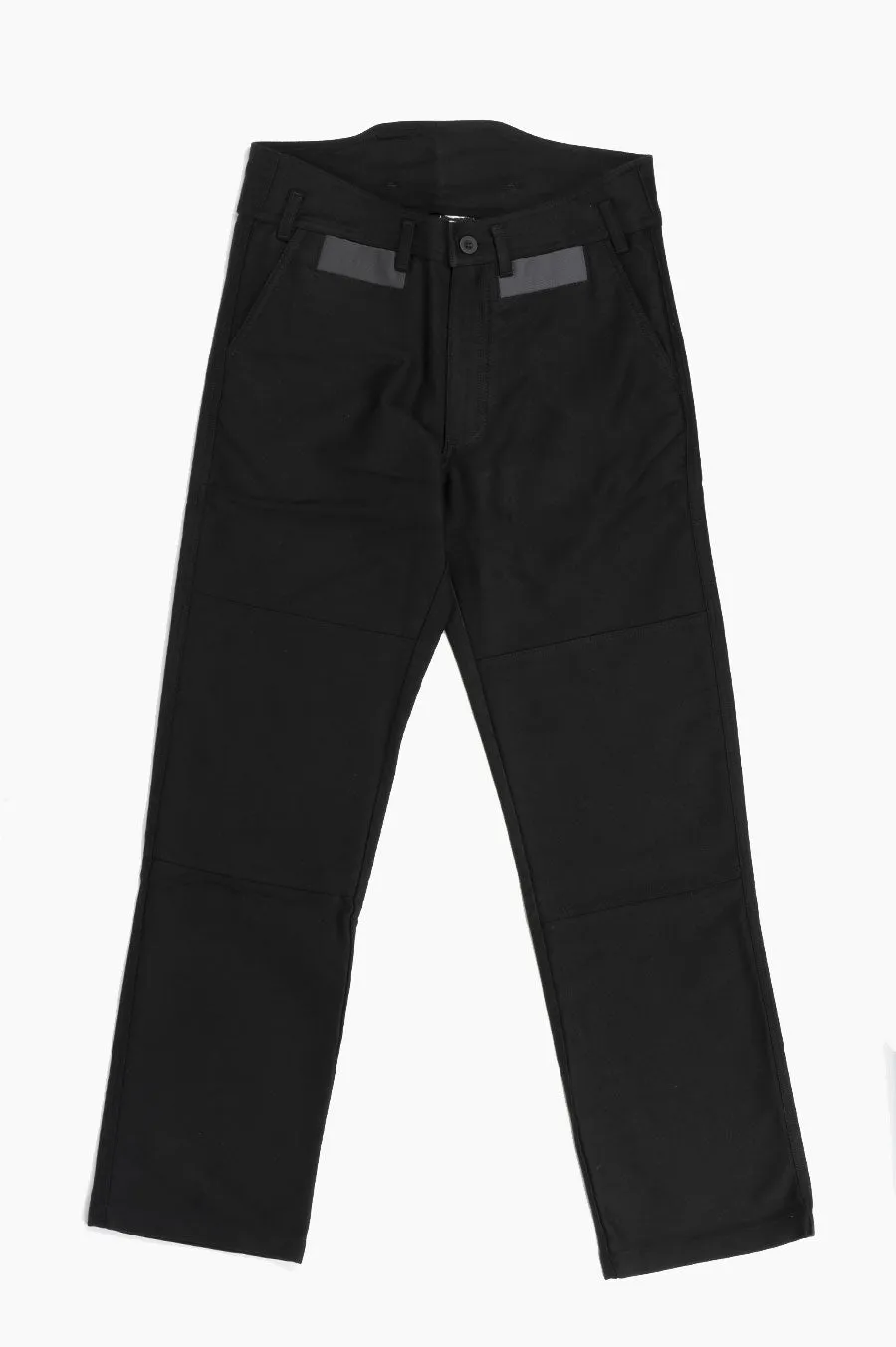 GR10K BLOCK FUSTIAN RAISED PANTS BLACK