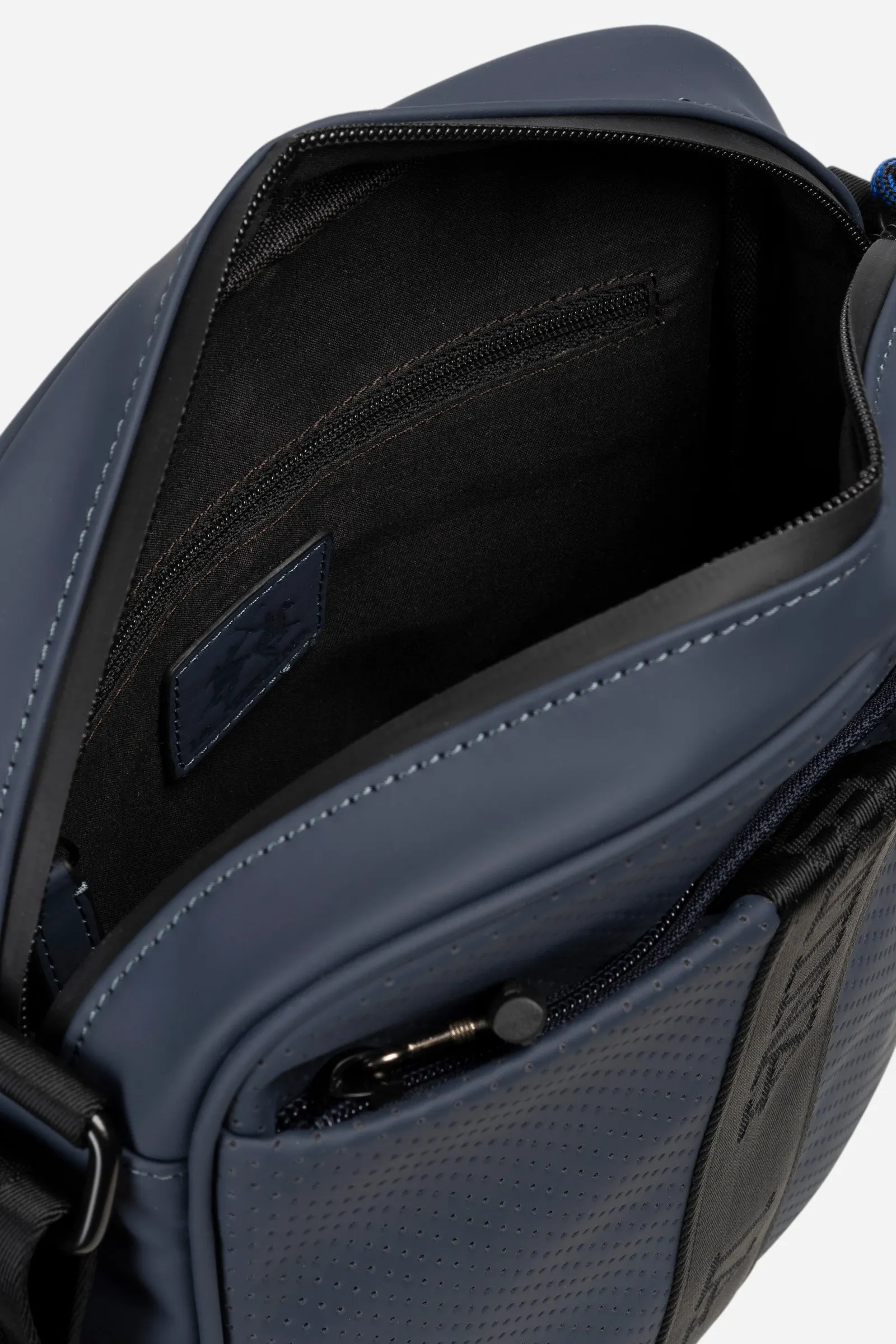 Men's crossbody bag in polyurethane - Carlos