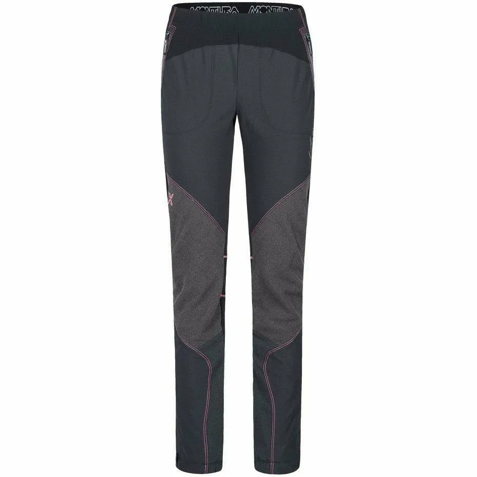 Montura Vertigo Pants Woman Nero/Rosa - Pantaloni Sci Alpinismo Donna