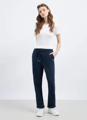 Pantaloni in misto cotone donna