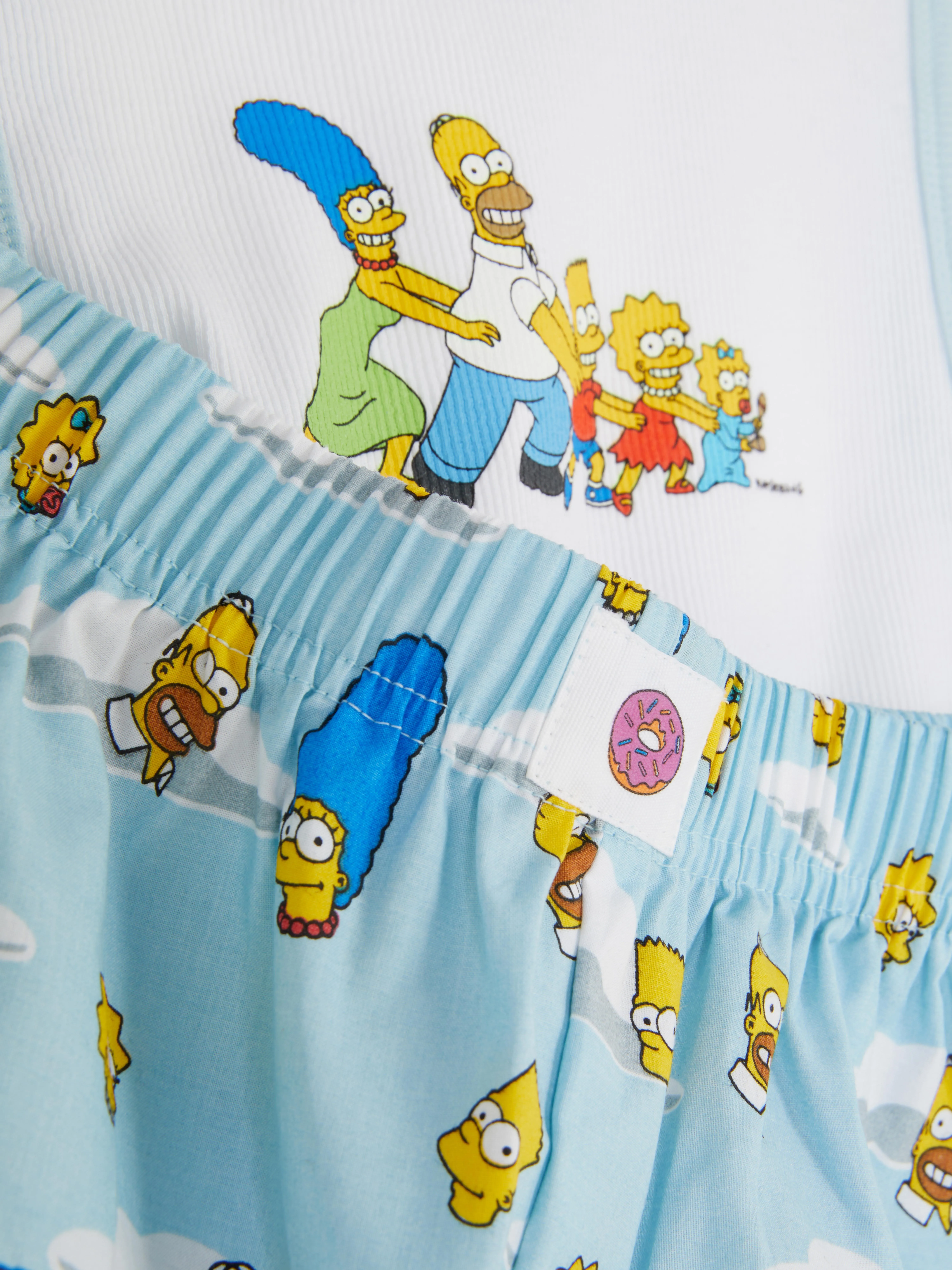 Pigiama con canotta e pantaloncini The Simpsons