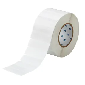 Rotolo di etichette adesive Brady L. 19.05mm x H. 23.8mm, conf da 10000Per rotolo, col. Bianco