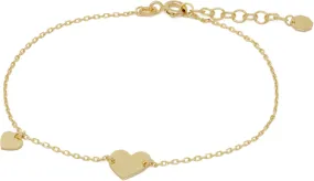 SARNIORO Bracciale in oro 9 Kt con cuori 