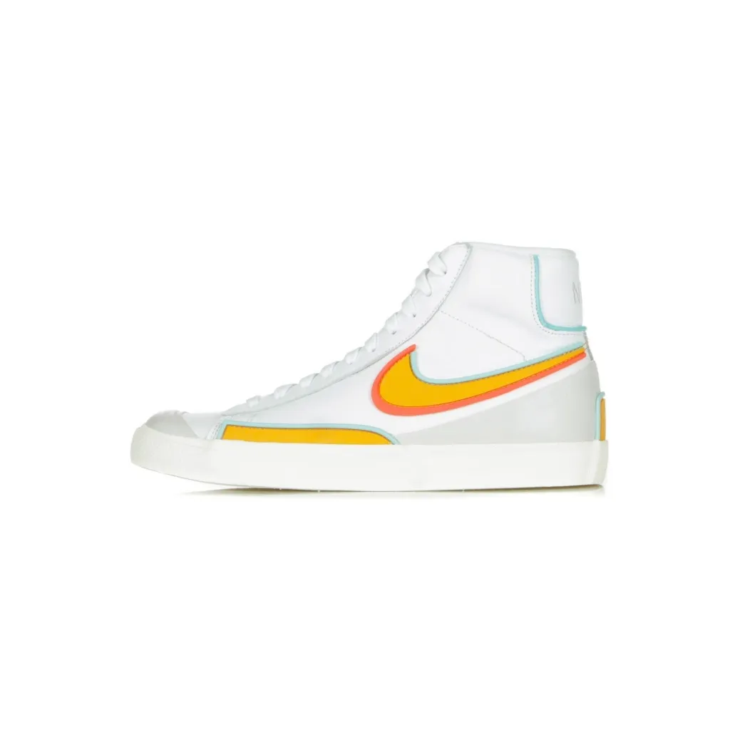 scarpa alta uomo blazer mid 77 infinite WHITE/KUMQUAT/AURORA GREEN