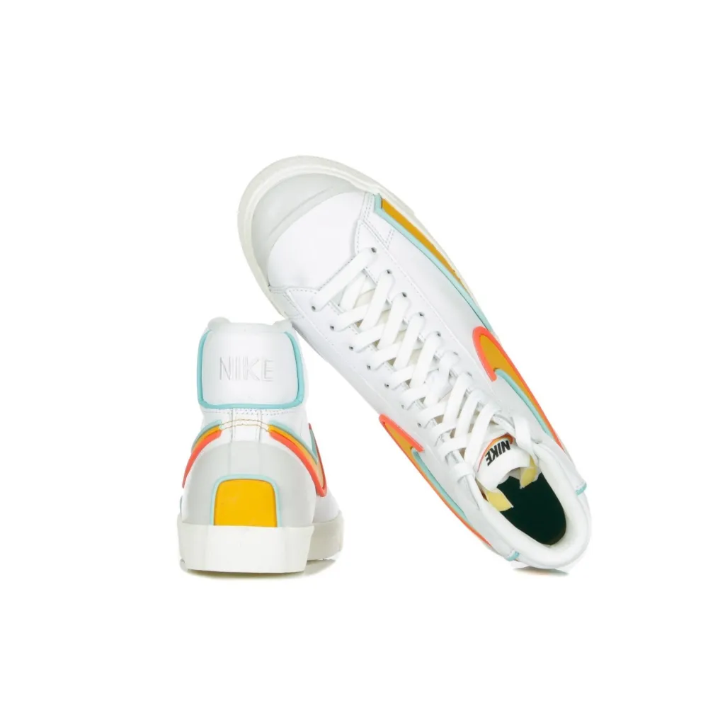 scarpa alta uomo blazer mid 77 infinite WHITE/KUMQUAT/AURORA GREEN