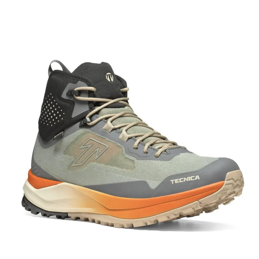 TECNICA SPARK S MID GTX MS Green/Br Orange scarpa alta Goretex fast hiking uomo