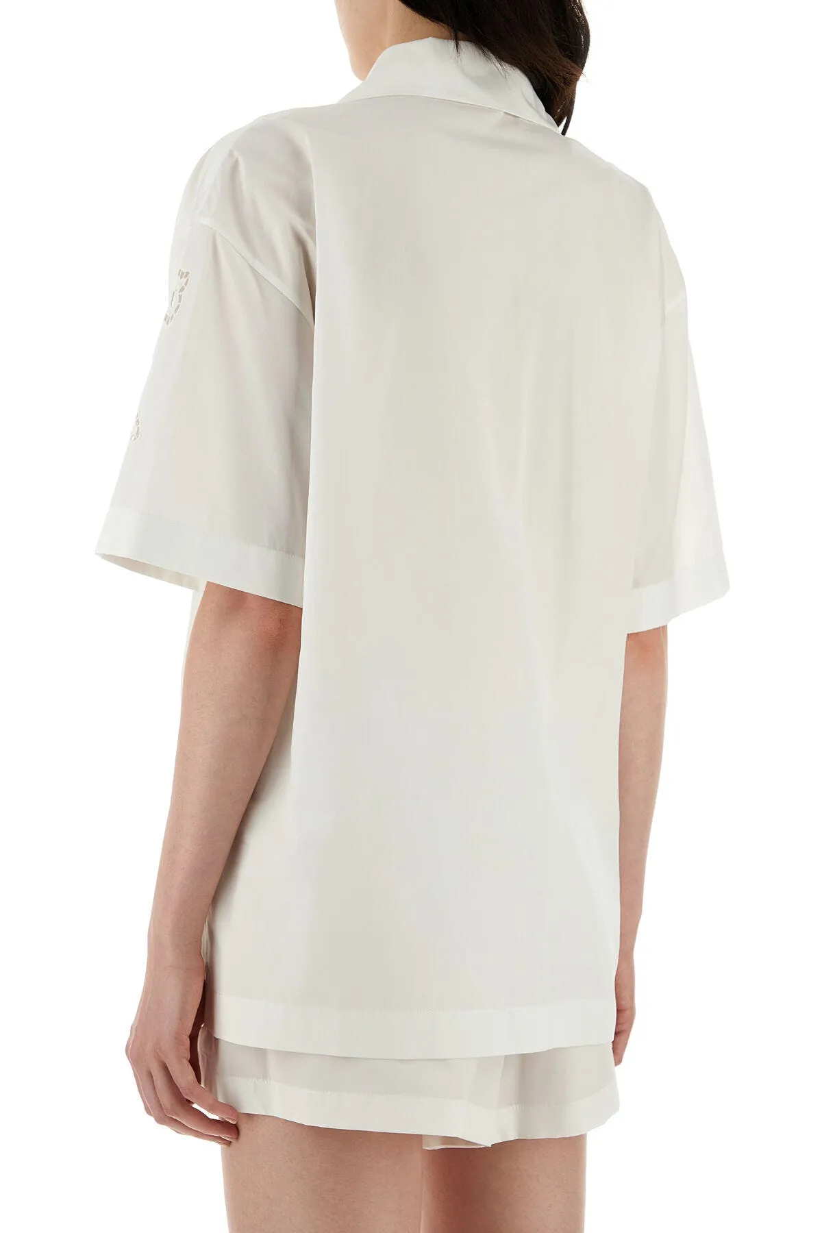 White poplin shirt    